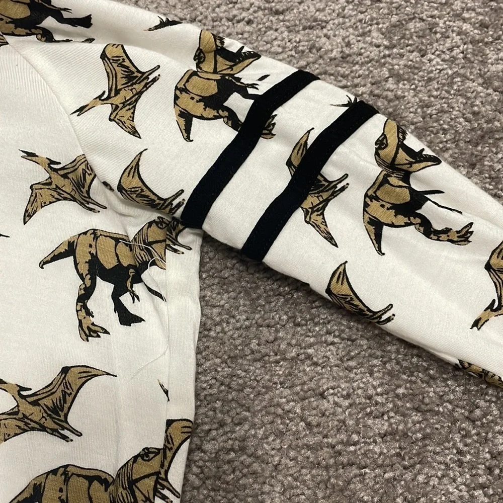 Kate Quinn Varsity Sleeve Dino Romper